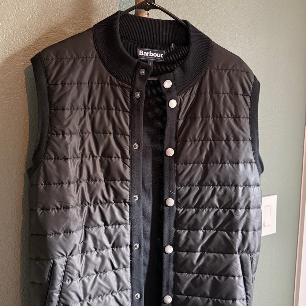 Barbour Men's Dark Quilted Vest